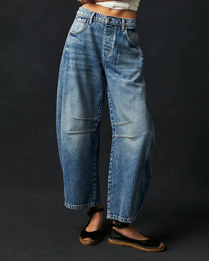 Variant image for Anna Gerade Jeans Damen – Klassischer Stil Für Jeden Anlass, Zeitloser Denim, Komfortable Passform-6