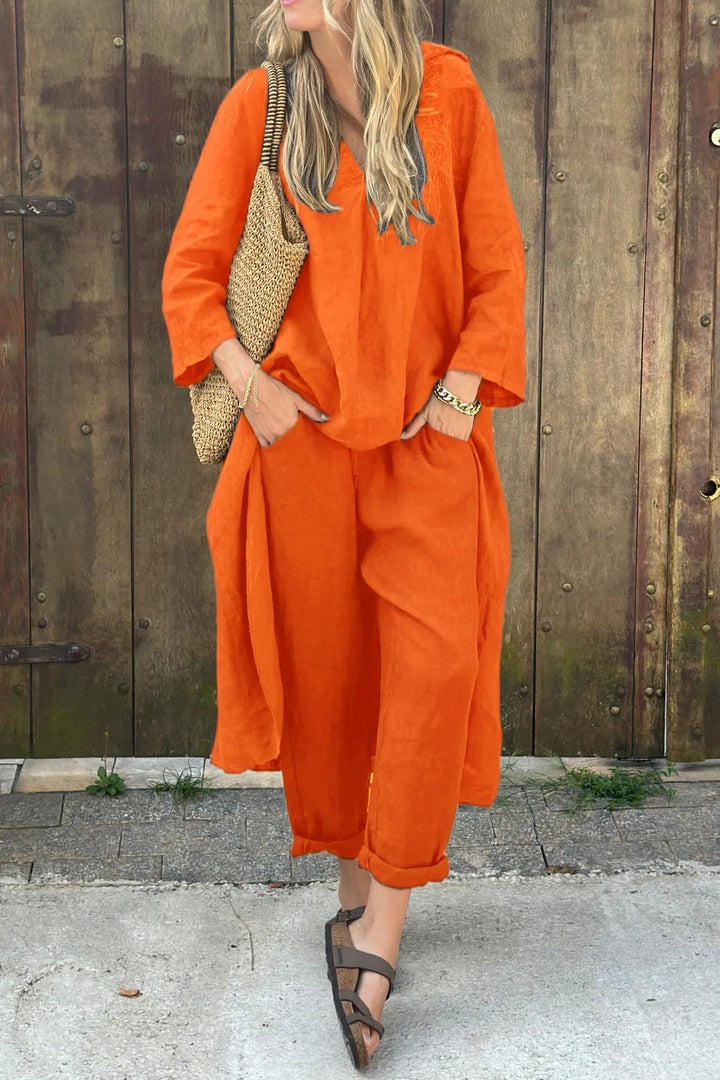 Variant image for Anna – Eleganter Damen Zweiteiler Sommer Set Für Entspannte Eleganz-19