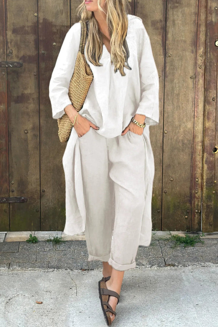 Variant image for Anna – Eleganter Damen Zweiteiler Sommer Set Für Entspannte Eleganz-13