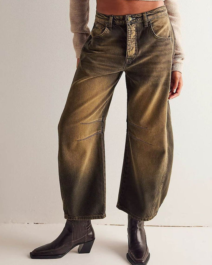 Anna Gerade Jeans Damen – Klassischer Stil Für Jeden Anlass, Zeitloser Denim, Komfortable Passform-3
