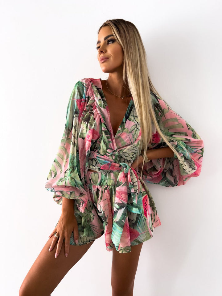 Variant image for Anna's Damen Set – 2-teiliges Elegantes Sommeroutfit in Sanften Farben, Ideal für Strandausflüge und Lässige Abende-1