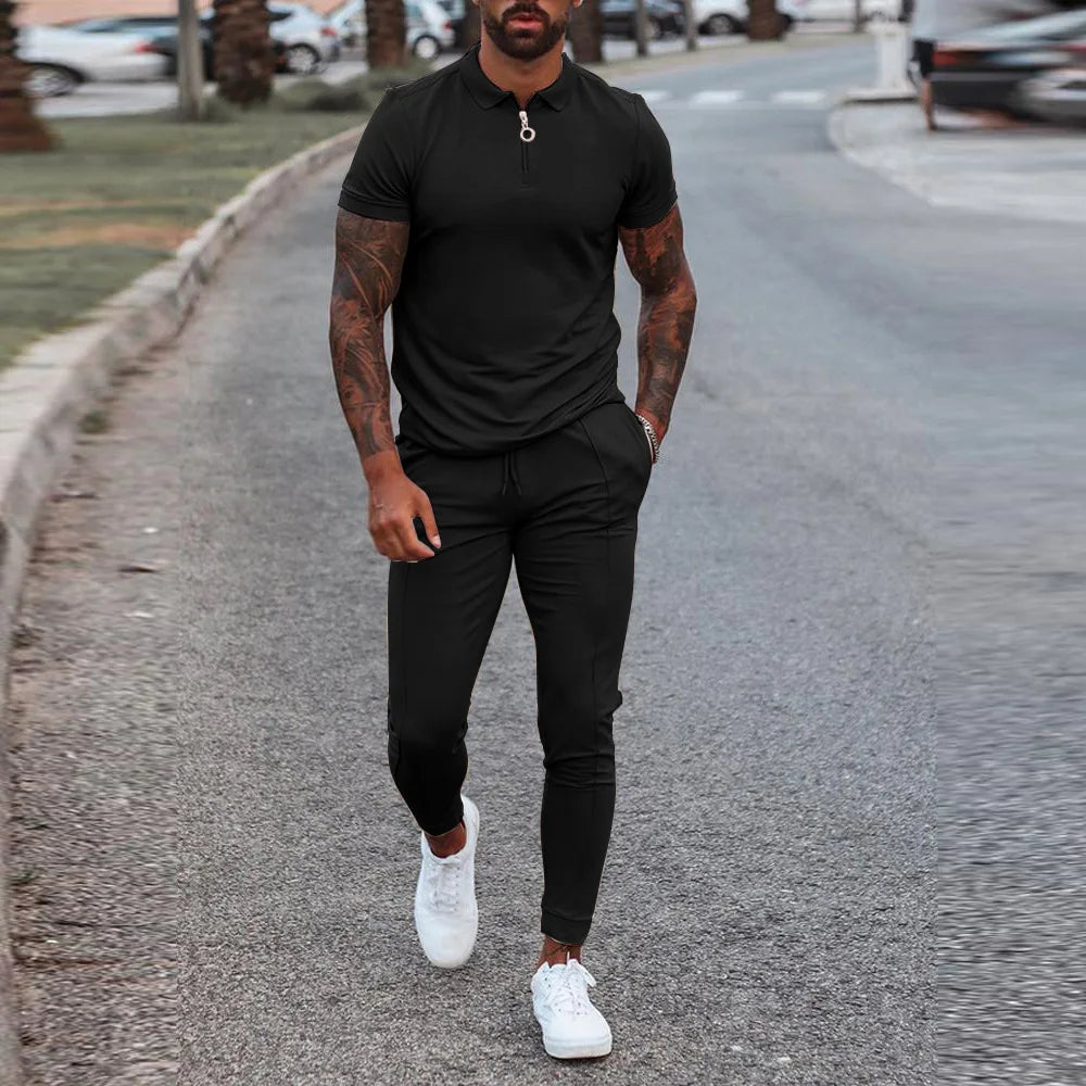 Rafael – Stilvoller & Komfortabler Trainingsanzug für moderne Männer