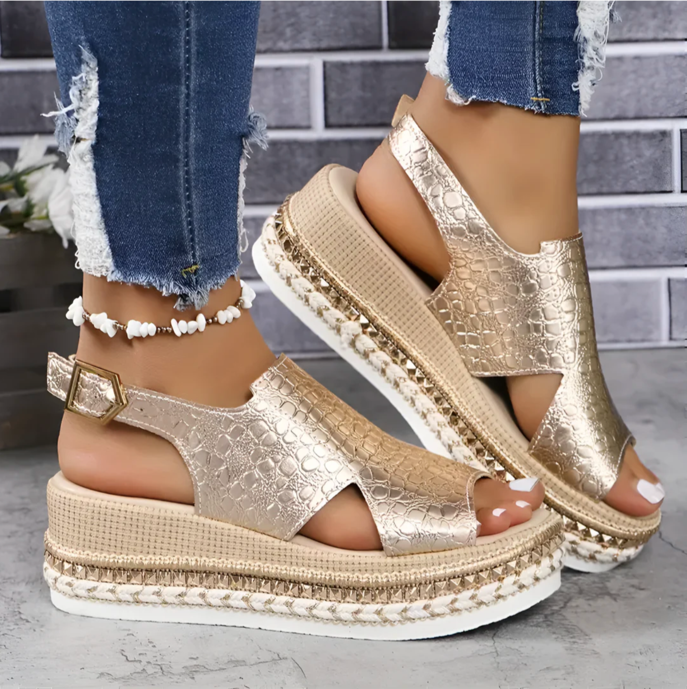 Cyrelle - Die stilvollen orthopädischen Sandalen für den Sommer
