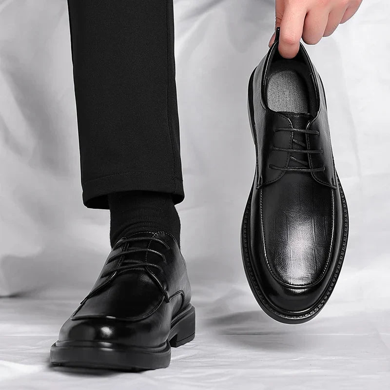 Max – Herren Lederschuhe Camilo™ – Braune Elegante Lederschuhe für Stil und Komfort-1