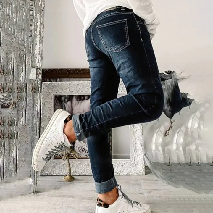 Anna | Bequeme Slim-Fit Jeans Damen - Hochwertige Stretch-Jeans für Alltag und Freizeit-2