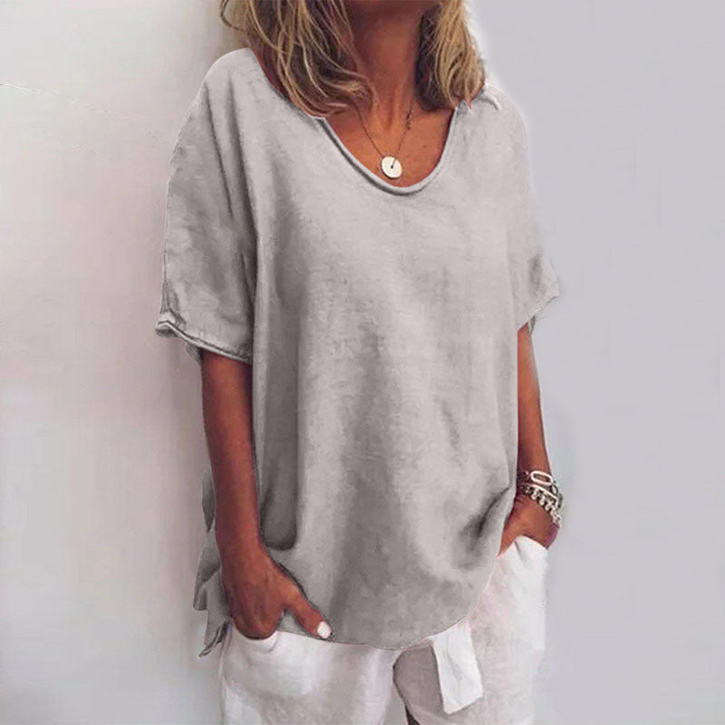 Anna | Bequeme Damenbluse in Weiß – Lässige Bluse für Stilbewusste Frauen-1