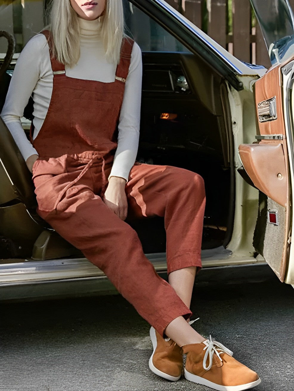 GERIPPTER VINTAGE-SOMMEROVERALL - SANES